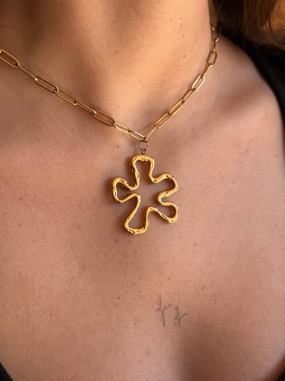 COLLIER GROSSE FLEUR